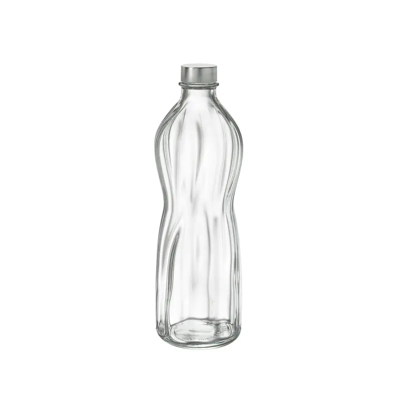 Bormioli 750Ml Aqua-Tinted Glass Water Bottle 1