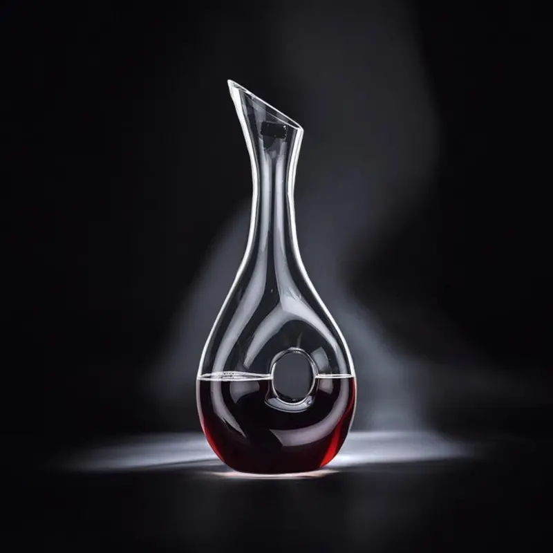 Cleae Glass Decanter Jug With Pouring Spout – Modern Beverage Dispenser 1