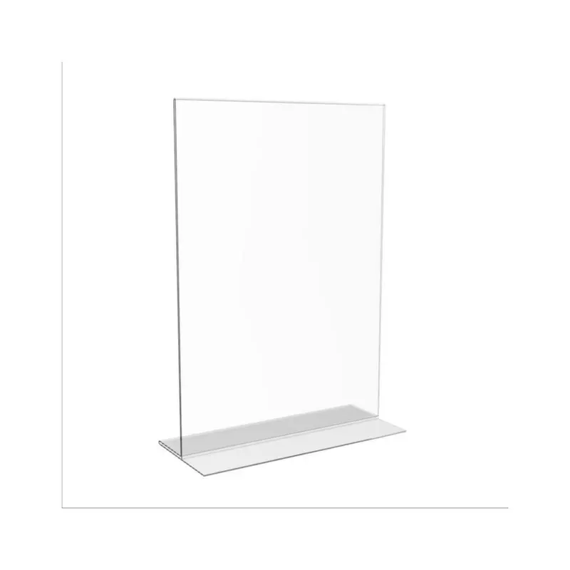 Clear Acrylic Double-Sided Menu Display Stand – 30Cm × 21Cm 1