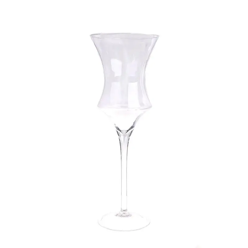Clear Glass Anemone Vase – Sleek 40X13Cm Cylindrical Design 1