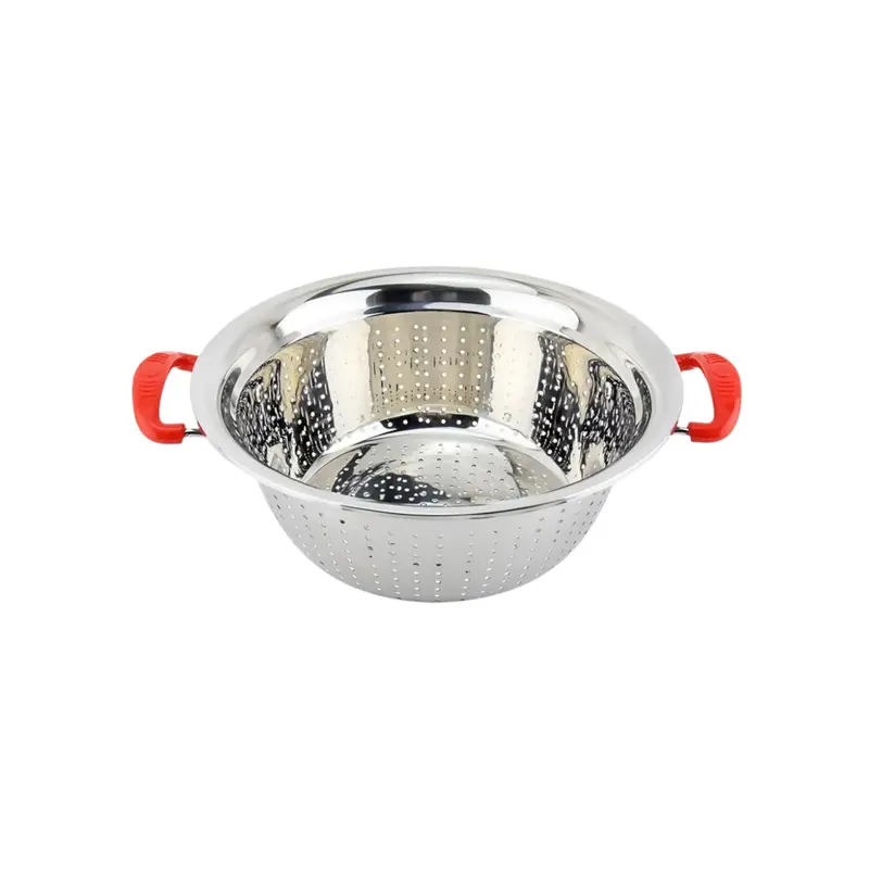 Compact Stainless Steel Colander – 20 Cm Diameter × 9 Cm Height 1