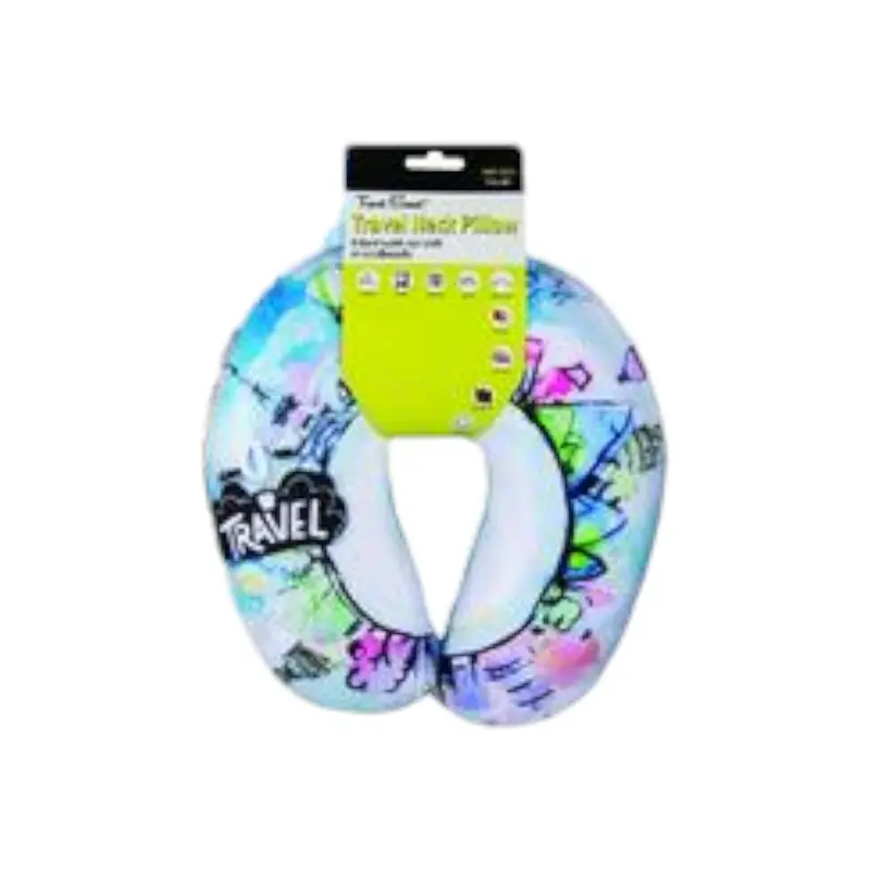 Compact Travel Neck Pillow – 32X29Cm Plush Foam Support With Smooth Fabric Cover 1