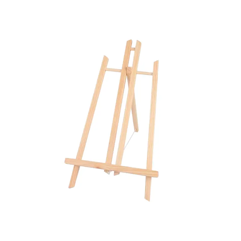 Compact Wooden Easel – 50 Cm Height × 23 Cm Width For Small Artwork Or Signs 1