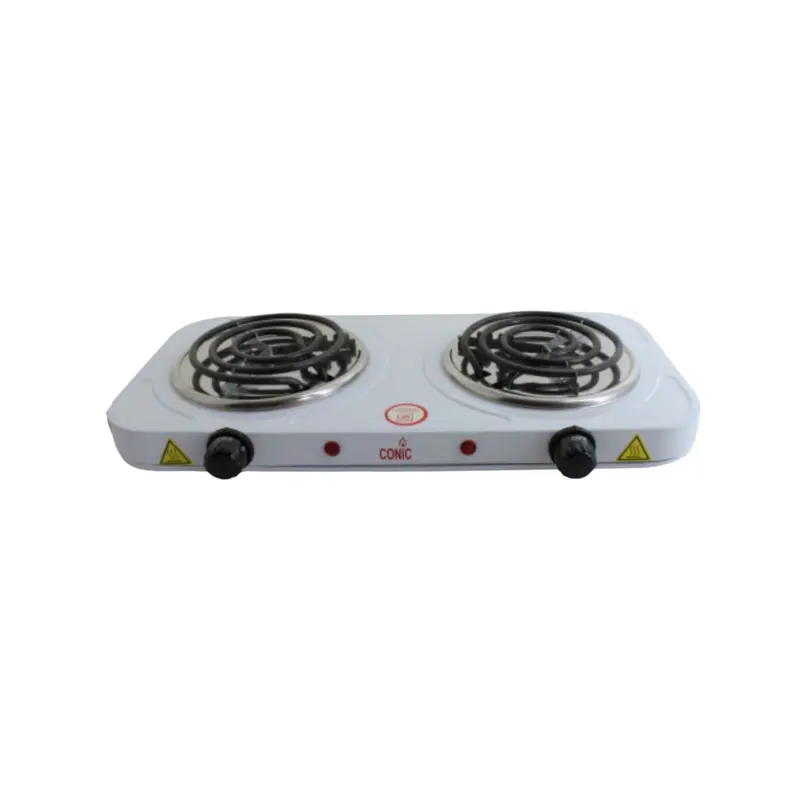Conic Dual-Burner Electric Hot Plate Stove Ad-203 1