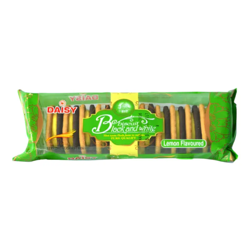 Daisy Black & White Chocolate-Coated Biscuits – 130G 1