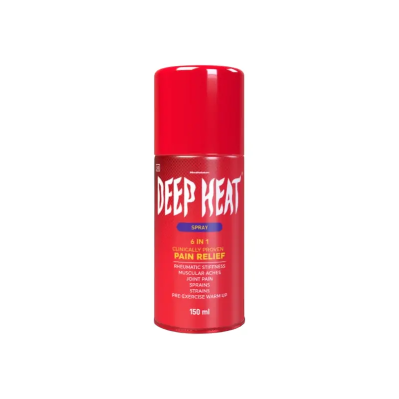 Deep Heat Targeted Pain Relief Spray – 150 Ml Therapeutic Aerosol 1