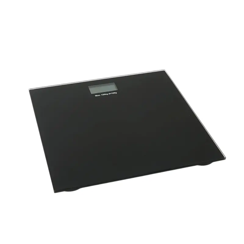 Digital Bathroom Scale In Sleek Black Finish 1