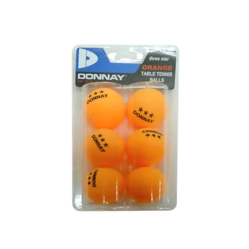 Donnay 3-Star Table Tennis Balls – Ittf-Approved, 6-Pack 1