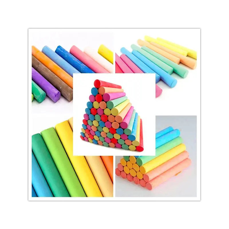 Dust-Free Coloured Chalk Set – 100-Piece Assorted Classroom Pack 1