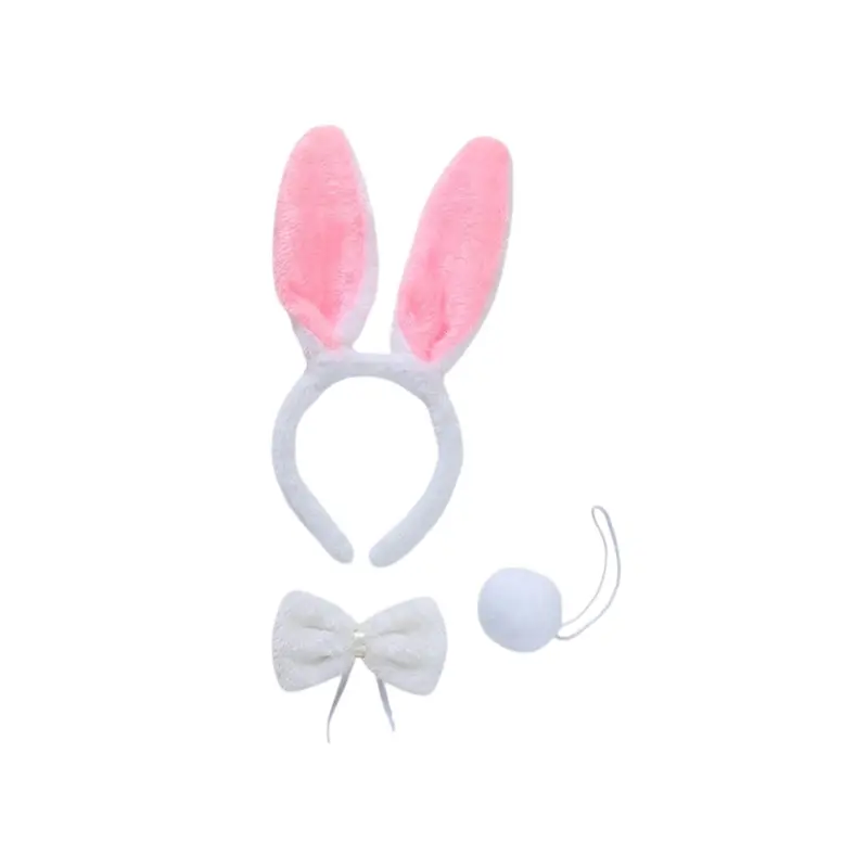 Easter Bunny Ear Headband Set – 3-Piece Assortment 1