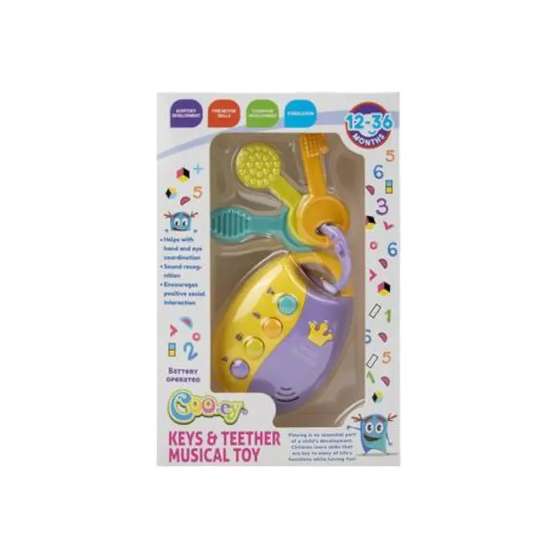 Educational Baby Toy – Musical Key Rattle & Teether Combo (20 Cm) 1