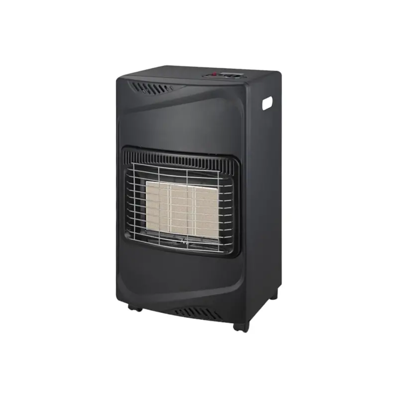 Elba Retro-Style 3-Panel Portable Gas Heater – Black (Model El100Rb) 1