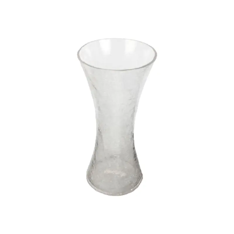 Embossed Crack-Effect Glass Flower Vase – 30 Cm Height 1