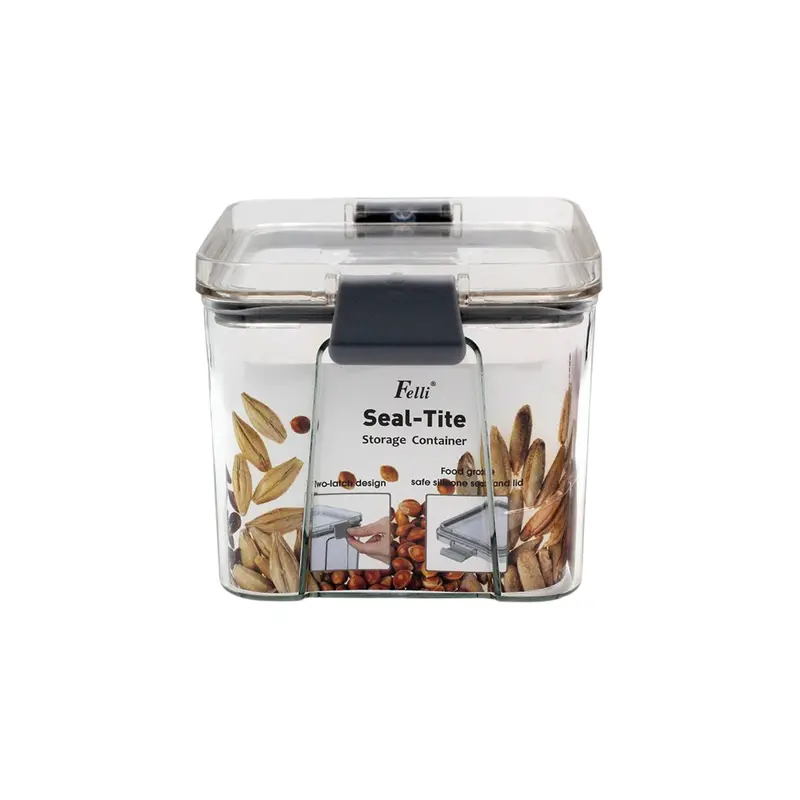 Felli Seal-Tite Medium Square Acrylic Storage Canister 1