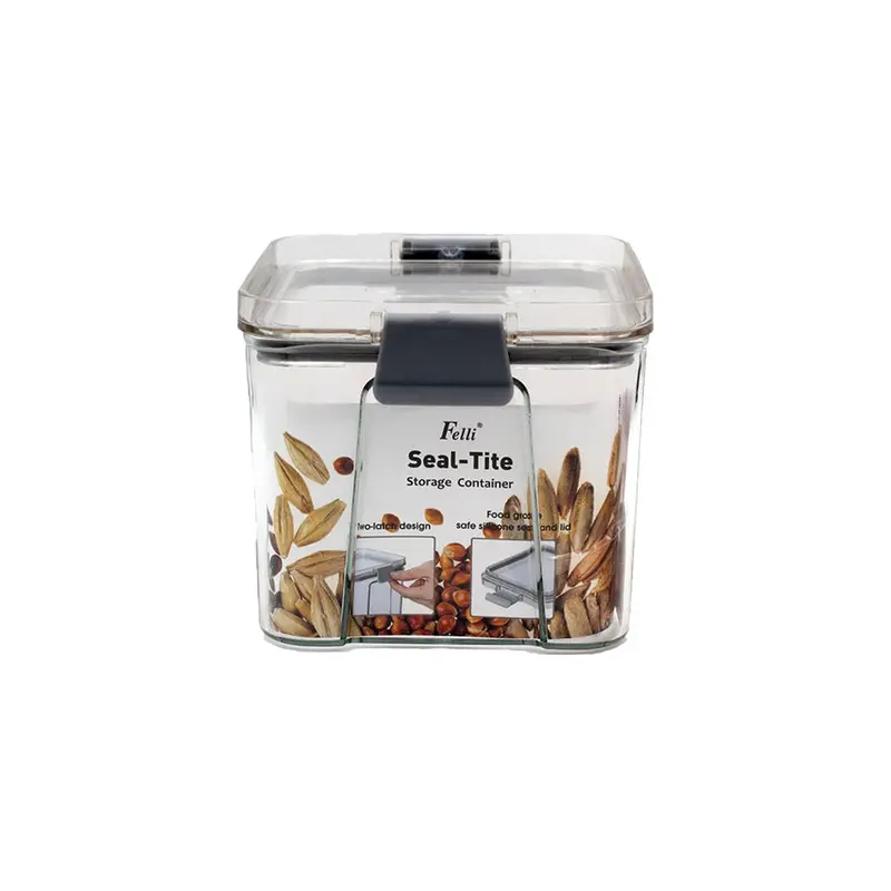 Felli Seal-Tite Small Square Acrylic Storage Canister 1