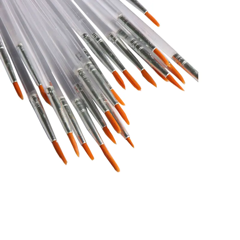 Fine-Tip Round Artist Paint Brushes – 20-Piece Set, 17Cm Length 1