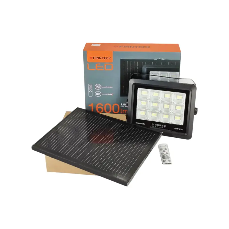 Finnteck High-Output Solar Light – 200W Energy-Efficient Illumination 1