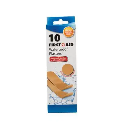 Firstaid Beige Fabric Plasters – 76 X 19 Mm, 10-Count Pack 1