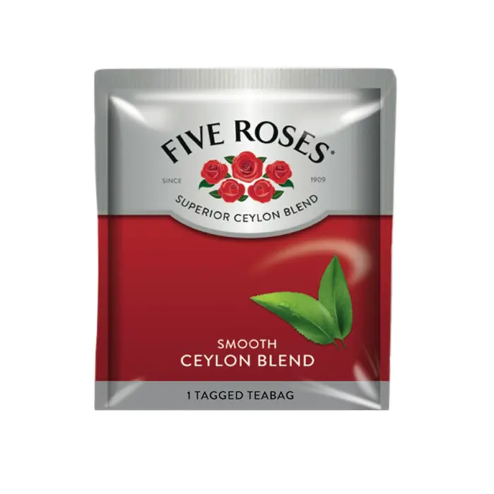 Five Roses Tea Bags – Classic Black Tea – Individual Portion Pack 1