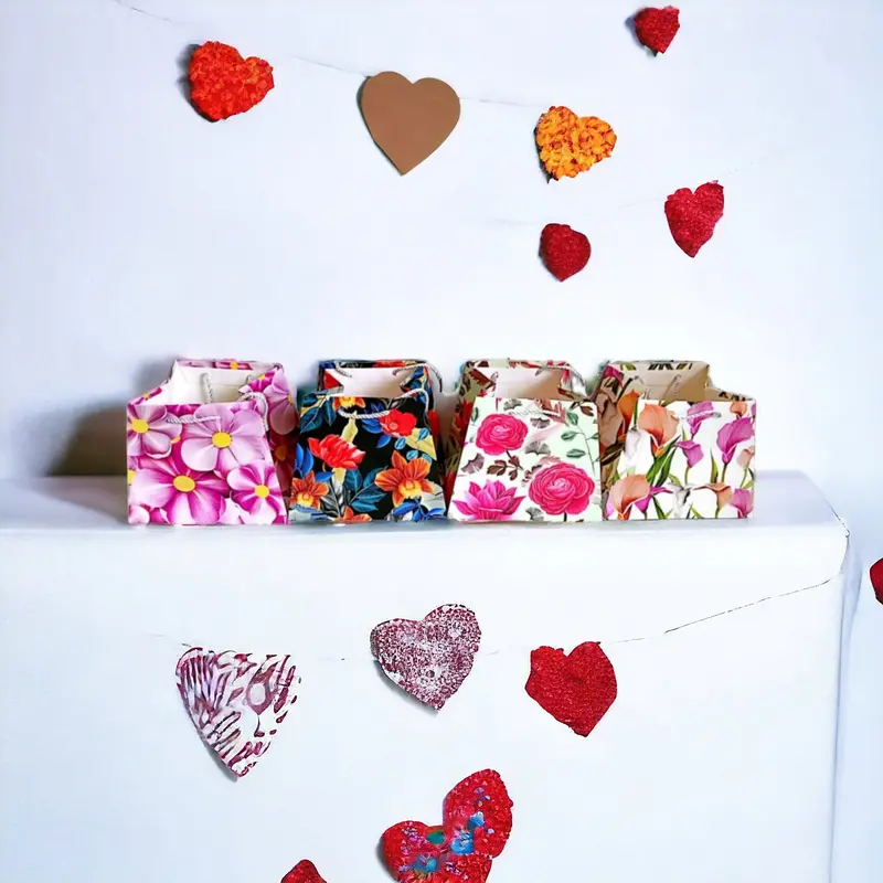 Floral Keepsake Box – Matching Gift Packaging Box (17.5 × 21 × 13.8 Cm) 1