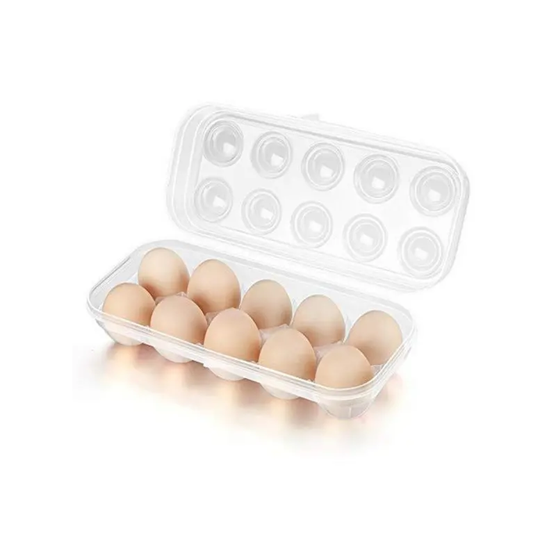 Formosa 10-Cell Plastic Egg Tray – Clamshell Design For Safe Transport 1