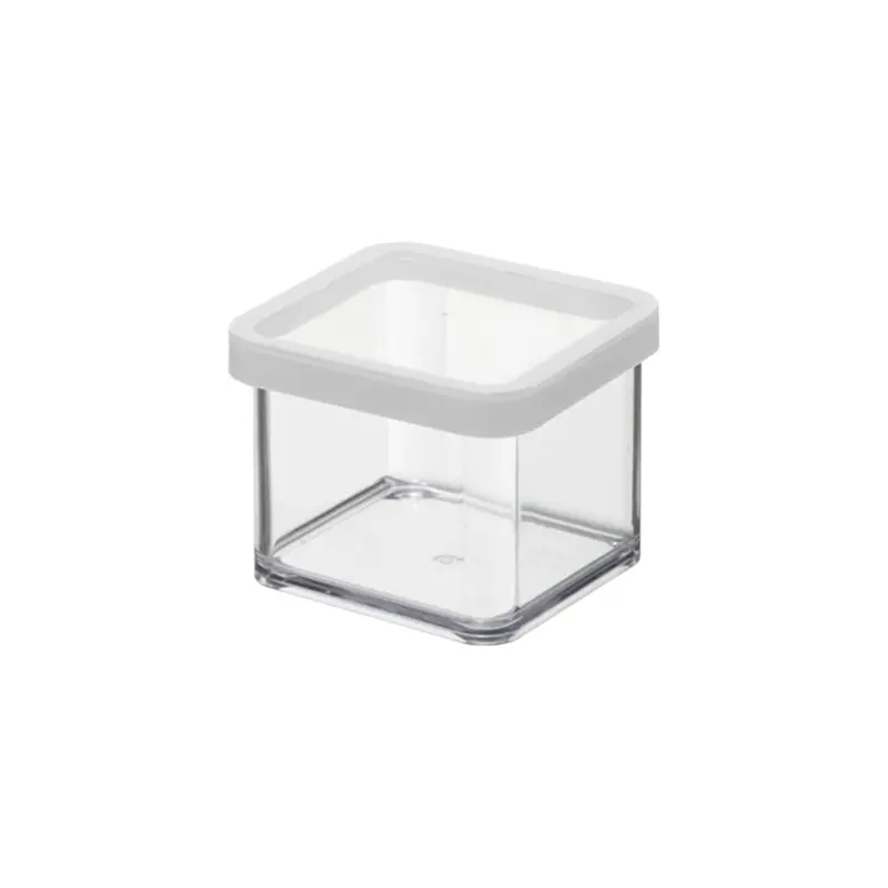Fresca Acrylic Mini Storage Canister – Compact Clear Organizer 1