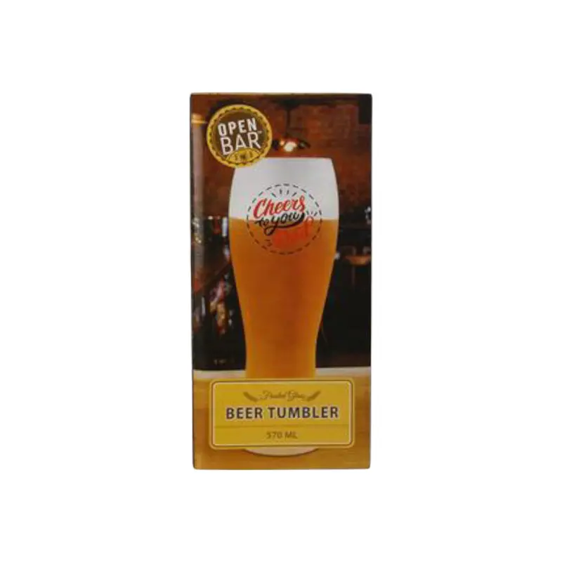 Frosted Dad-Themed Glass Tumbler – 570Ml 1