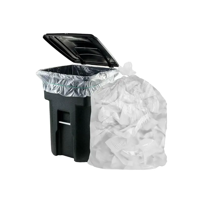 Frosted Medium Refuse Liner Bags – 56X60Cm, 15Μm (50-Pack) 1