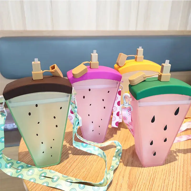 Fruit Popsicle–Inspired 320Ml Sippy Bottle With Playful Plastic Design 1