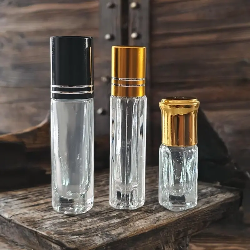 Glass Roll-On Perfume Bottle – For Essential Oils & Fragrance Blends 1