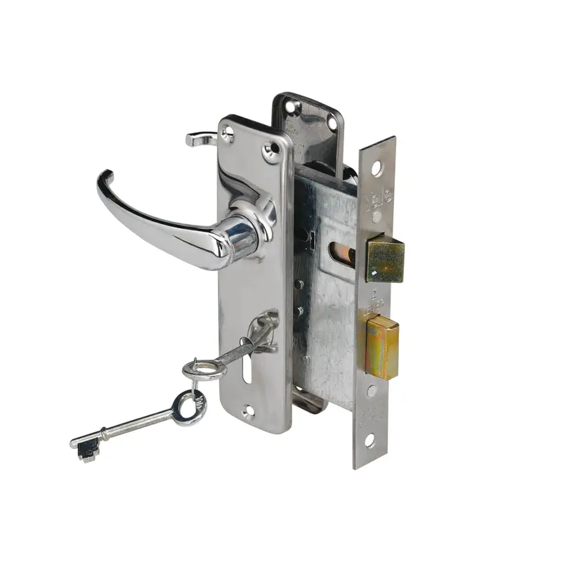 Heavy-Duty Mortice Lock Set – 5 Lever, Includes 2 Keys 1