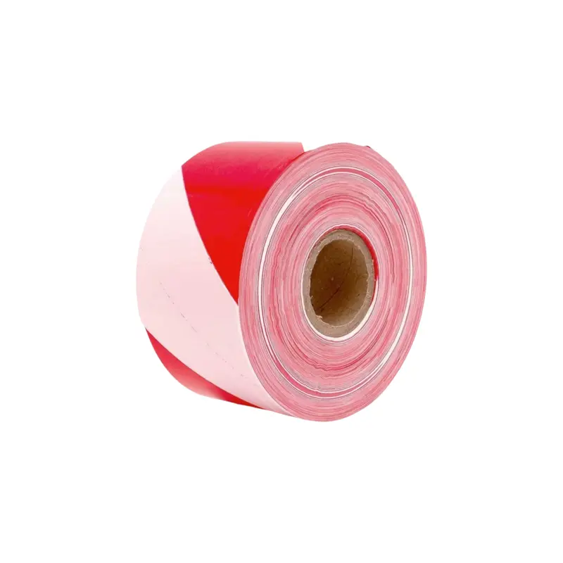 High-Visibility Chevron Safety Barrier Tape – 75Mm Wide × 500M Roll, Red & White 1