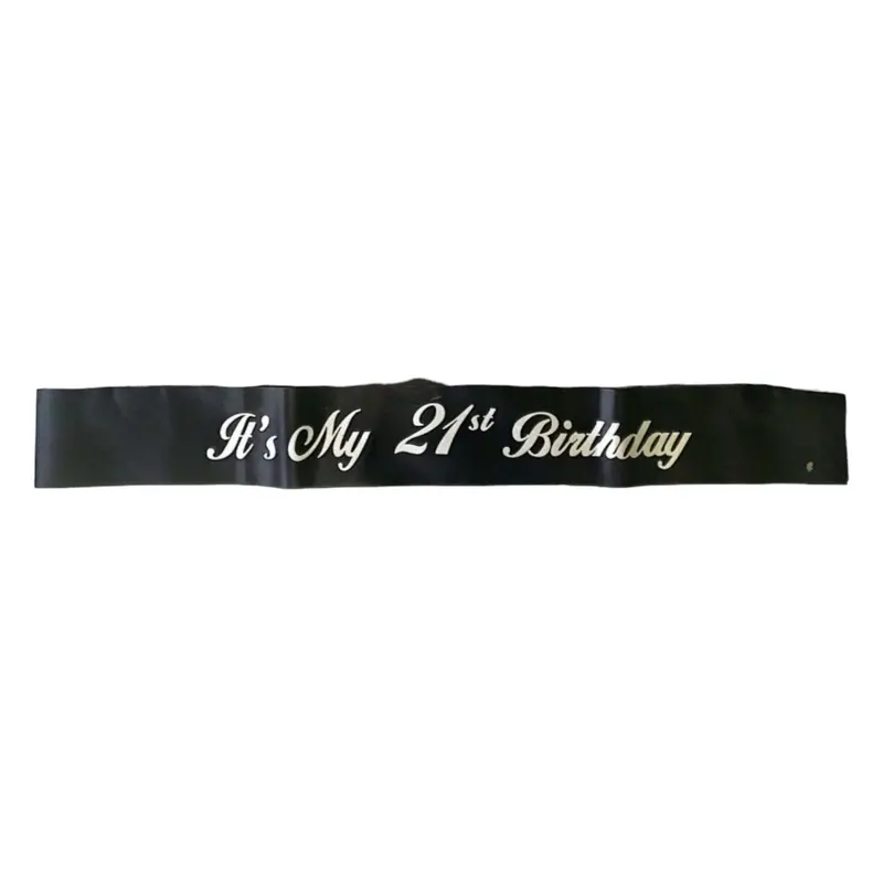 'It'S My 21St Birthday' Celebration Sash – Festive Party Accessory 1
