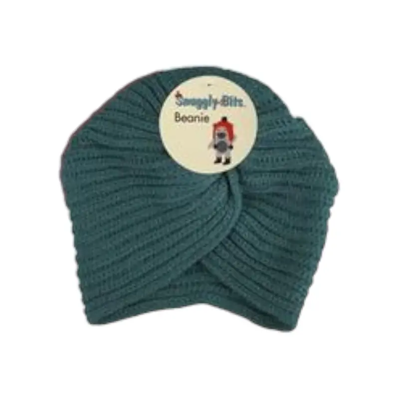 Kids’ Animal-Themed Beanie – Twist-Knit Design In Solid Colors 1