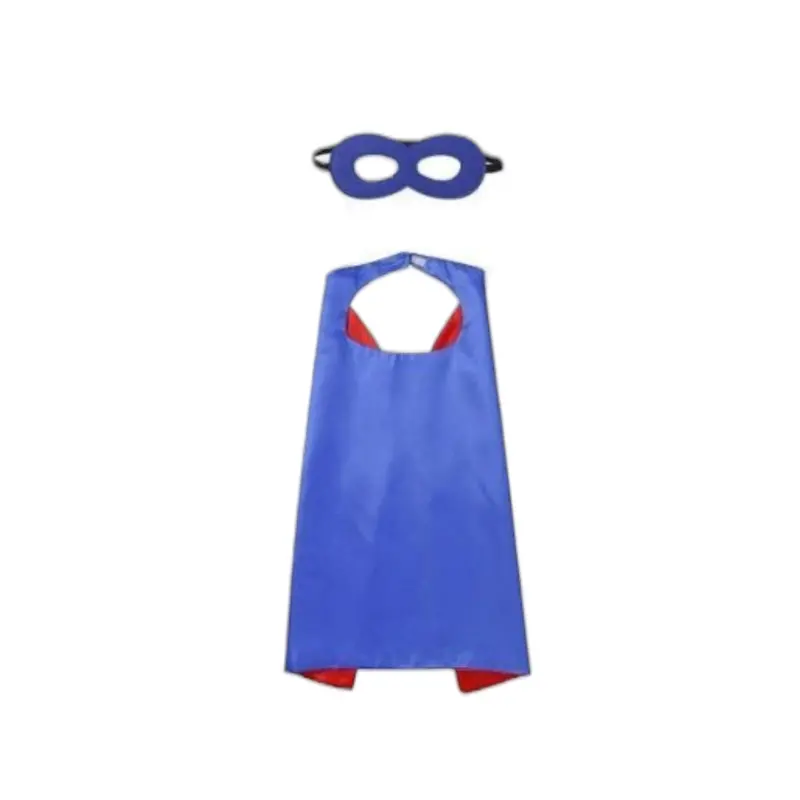 Kids Party Cape With Mask And Detachable Eye Cover 1