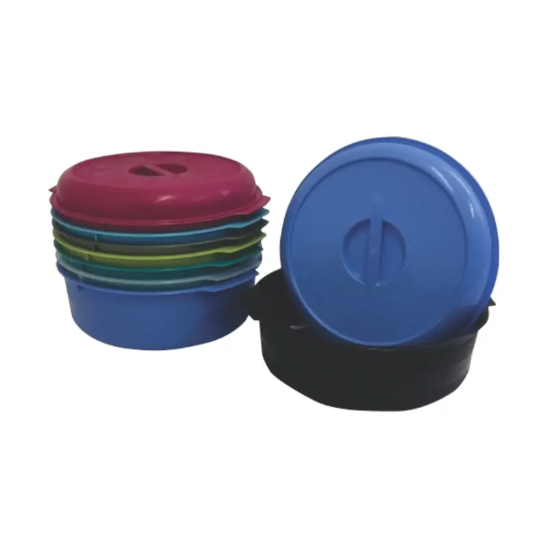 Large Salad Mixing Bowl With Secure-Fit Lid – Food-Safe Plastic 1