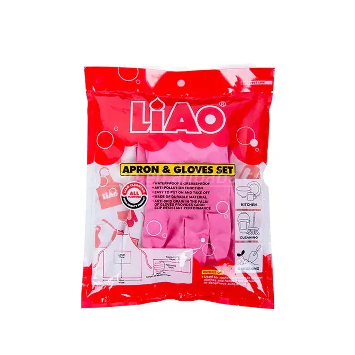 Liao Chef’S Apron And Matching Gloves Set – Kitchen Safety Combo 1