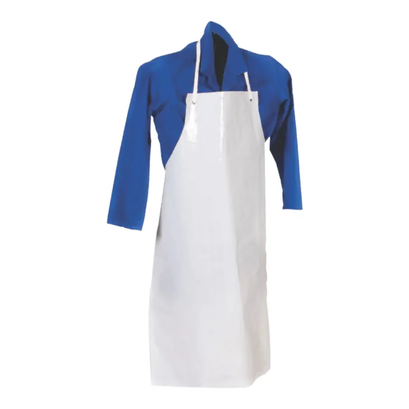 Light-Duty Pvc Apron – 110 × 70 Cm White Kitchen Or Craft Protection 1