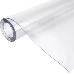 Lightweight Clear Pvc Table Cover – 1.37M X 1M, 200-Micron Gauge 1
