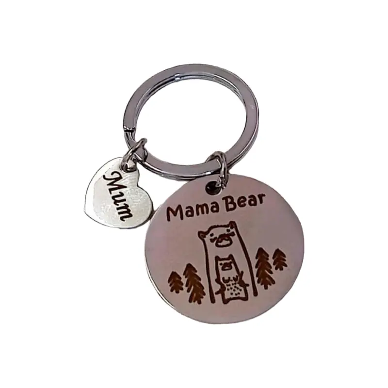 'Mama Bear' Charm Keychain – Heartfelt Mother’S Day Or Everyday Keepsake 1