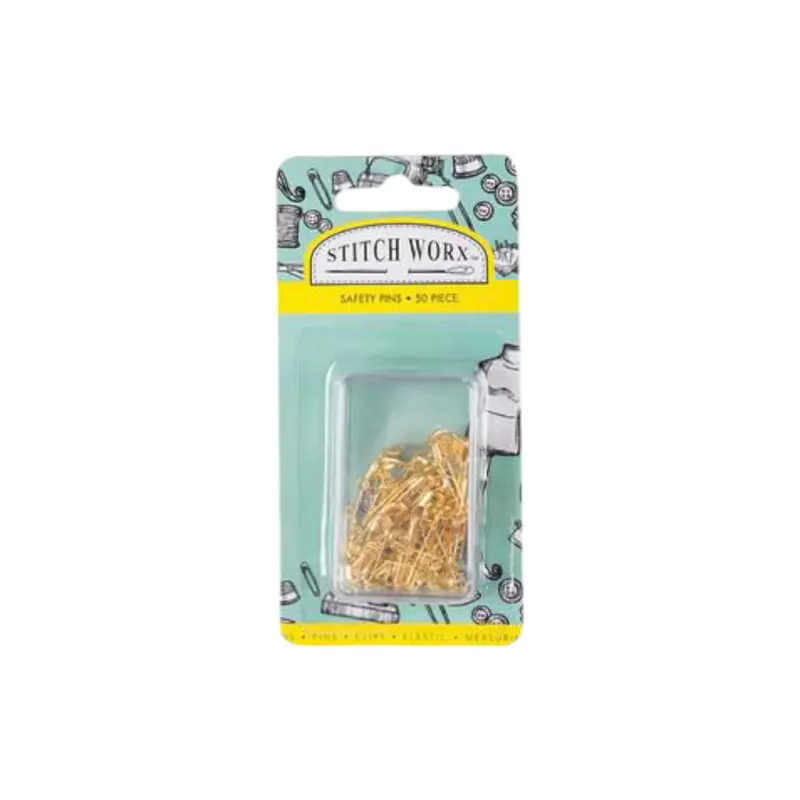 Mini Safety Pins – 50-Piece Assorted Pack For Sewing & Crafts 1