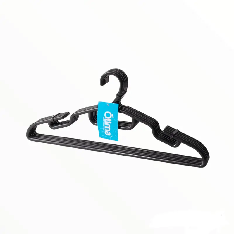 Otima Recycled Plastic Hangers (5-Pack) – Eco-Friendly 40X180Mm Design 1