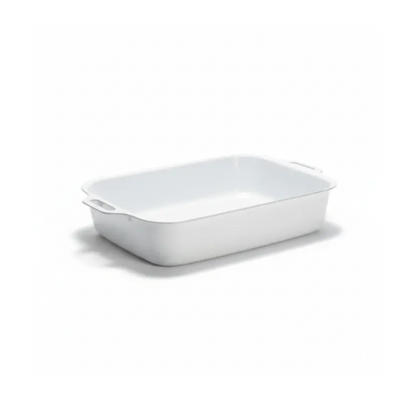Premium Enamel Lasagne Dish – 32Cm Deep Rectangular Baking Pan, Grade 1 1