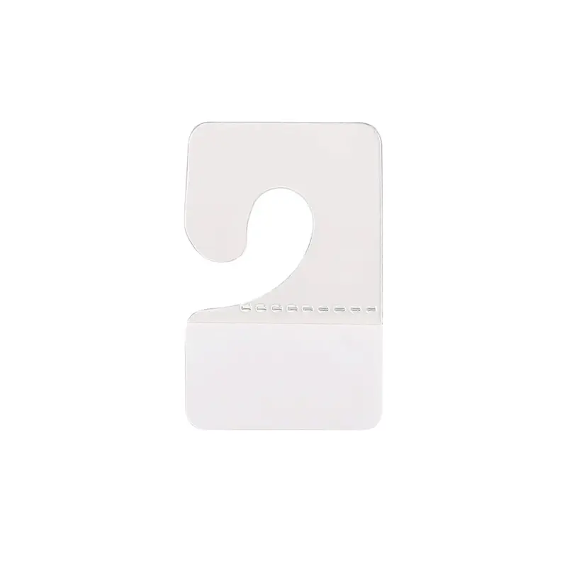 Pvc Grocery Hang Tabs – Retail Display Hooks, 3.7 × 5 Cm (Pack Of 10) 1