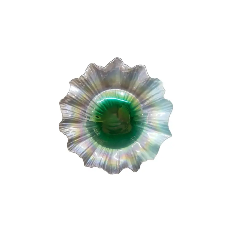 Rainbow-Colored Tempered Glass Underplate – 33Cm Diameter 1