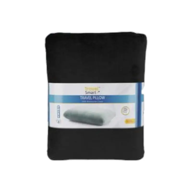Rectangular Memory Foam Neck Pillow – 37X26X10Cm Compact Travel Cushion 1
