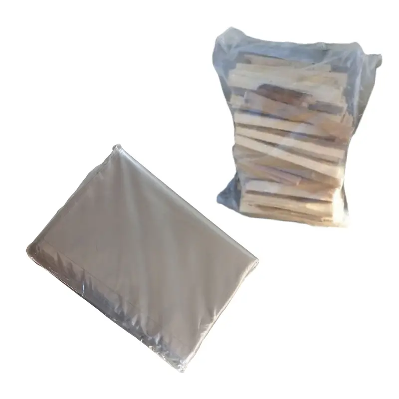 Recycled Grey Smokey Plastic Wood Grain Bags – 400X600Mm, 100Μ, Pack Of 100 1