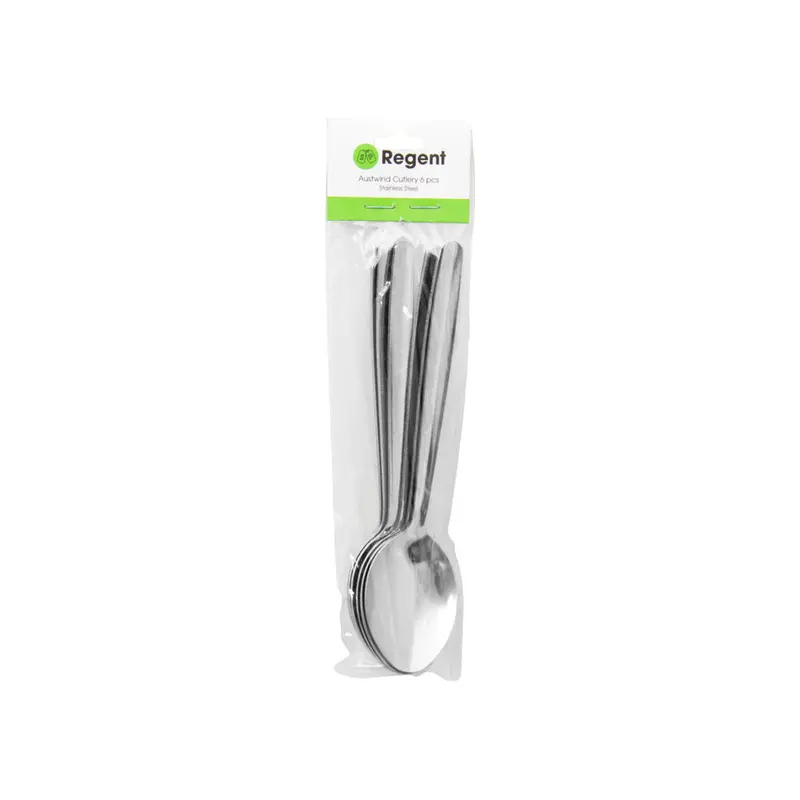 Regent Austwind Dessert Spoon Set – 6-Piece Stainless Steel Cutlery 1