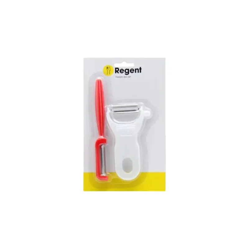 Regent Dual-Blade Vegetable Peeler Set – 2-Piece Kitchen Essential 1