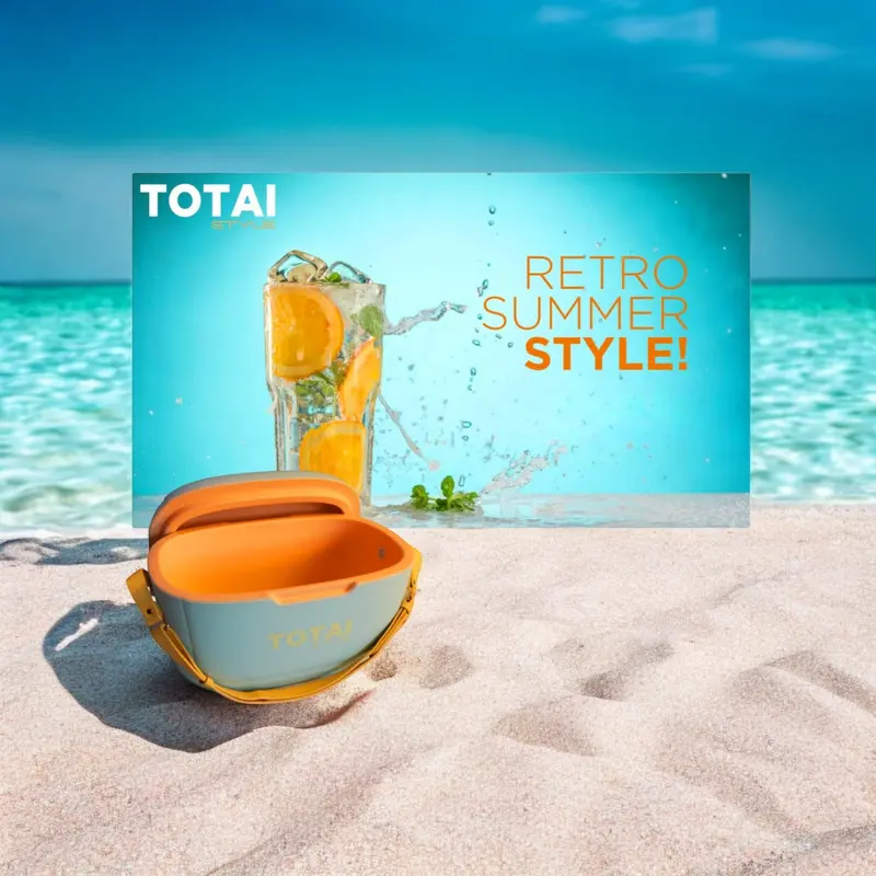 Retro-Style 12-Litre Portable Chill Cooler Box – Totai Design 1